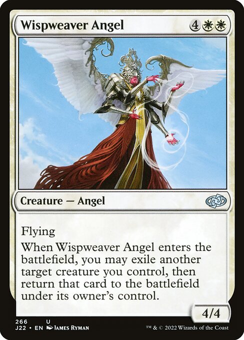Wispweaver Angel card from the Jumpstart 2022 set