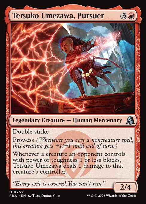 CAD Tetsuko Umezawa, Pursuer card from the Reality Fracture set