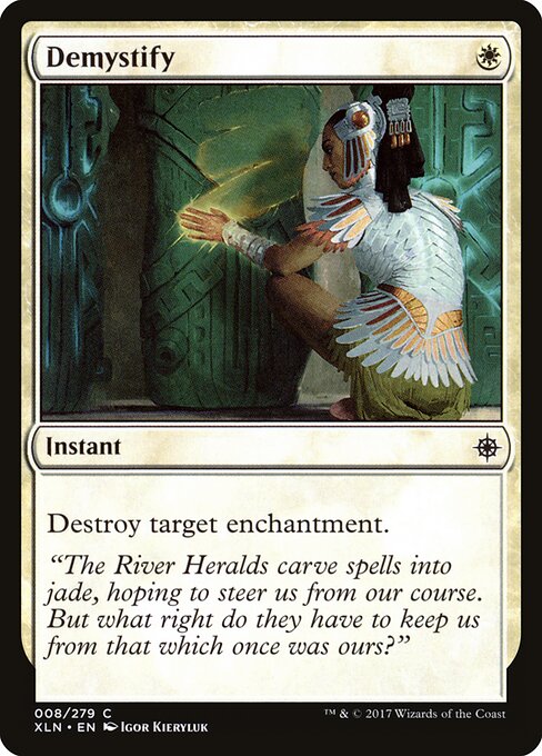 CAD Demystify card from the Ixalan set