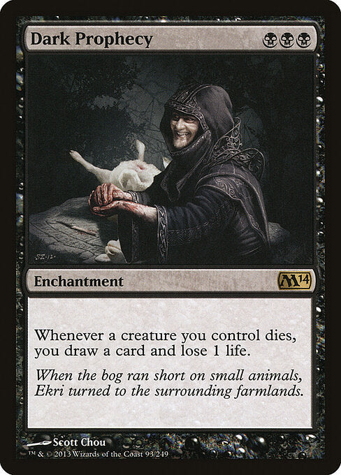 CAD Dark Prophecy card from the Magic 2014 set
