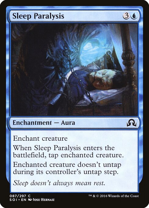 Sleep Paralysis card from the Shadows over Innistrad set