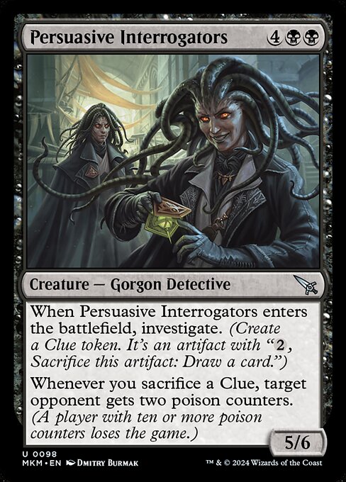 CAD Persuasive Interrogators card from the Murders at Karlov Manor set