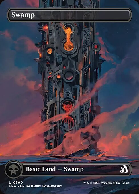 CAD Swamp card from the Reality Fracture set