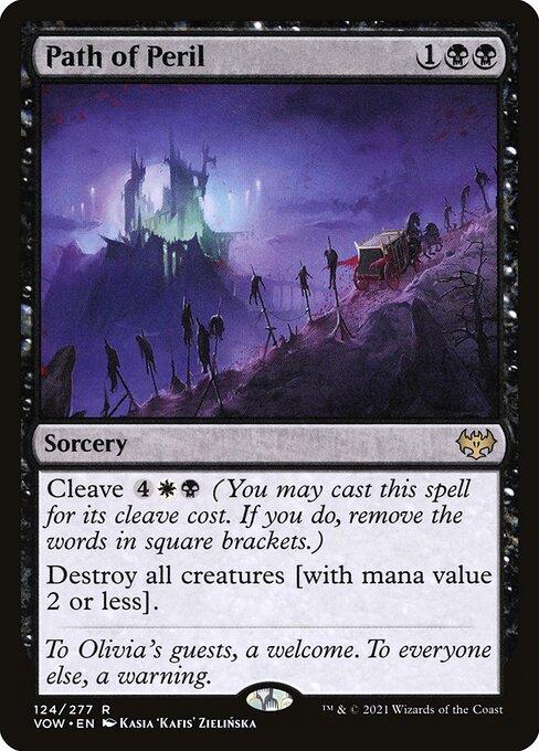 Path of Peril card from the Innistrad: Crimson Vow set