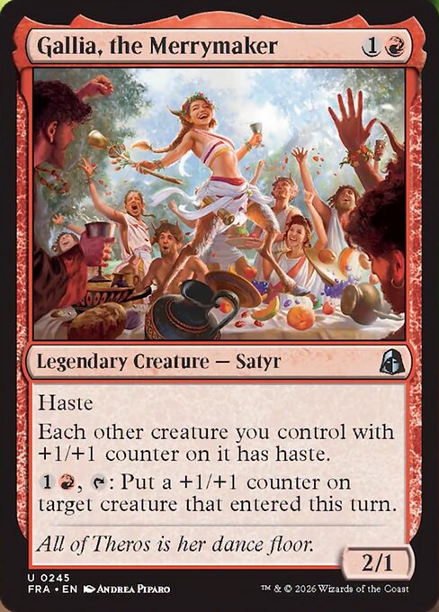 CAD Gallia, the Merrymaker card from the Reality Fracture set
