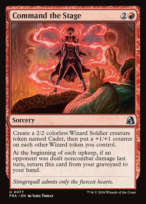 CAD Command the Stage card from the Reality Fracture set