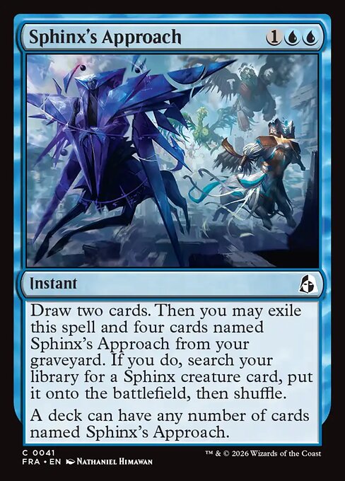 CAD Sphinx's Approach card from the Reality Fracture set