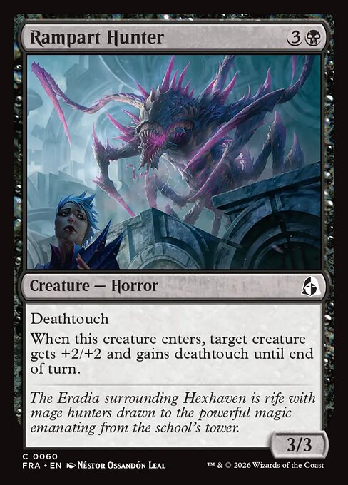 CAD Rampart Hunter card from the Reality Fracture set