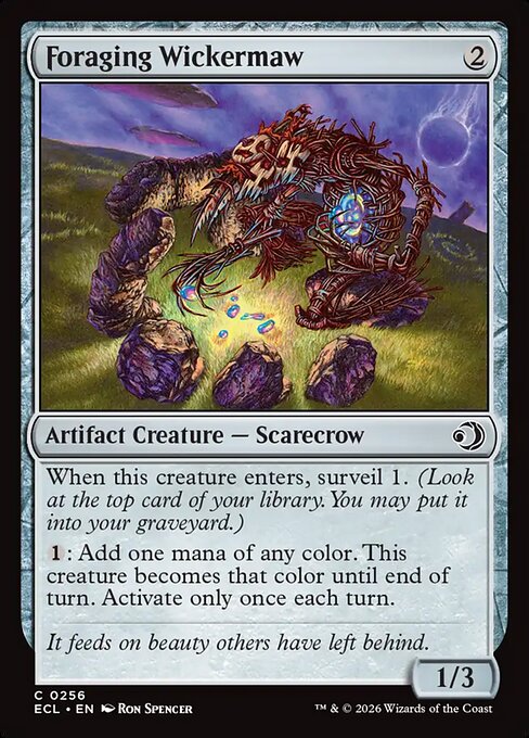 Foraging Wickermaw (FOIL)