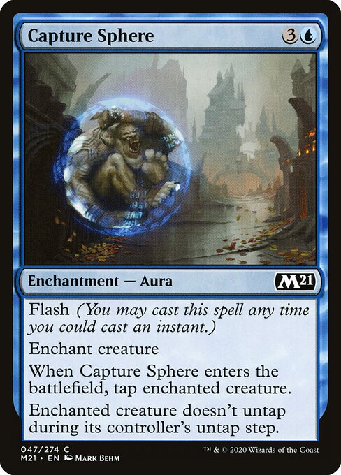 Capture Sphere card from the Core Set 2021 set