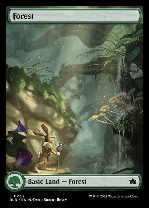 CAD Forest card from the Bloomburrow set