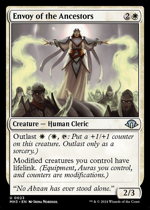 Envoy of the Ancestors card from the Modern Horizons 3 set