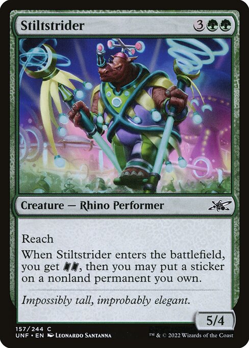 CAD Stiltstrider card from the Unfinity set