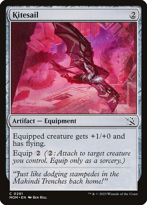  Foil Kitesail card from the March of the Machine set