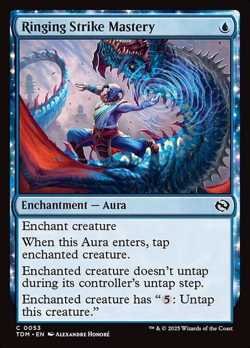 CAD Ringing Strike Mastery card from the Tarkir: Dragonstorm set