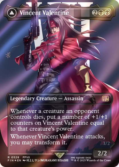 Vincent Valentine - Borderless (Surge Foil)